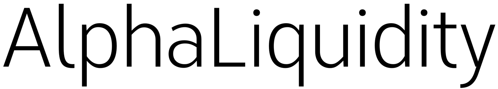 Alpha Liquidity